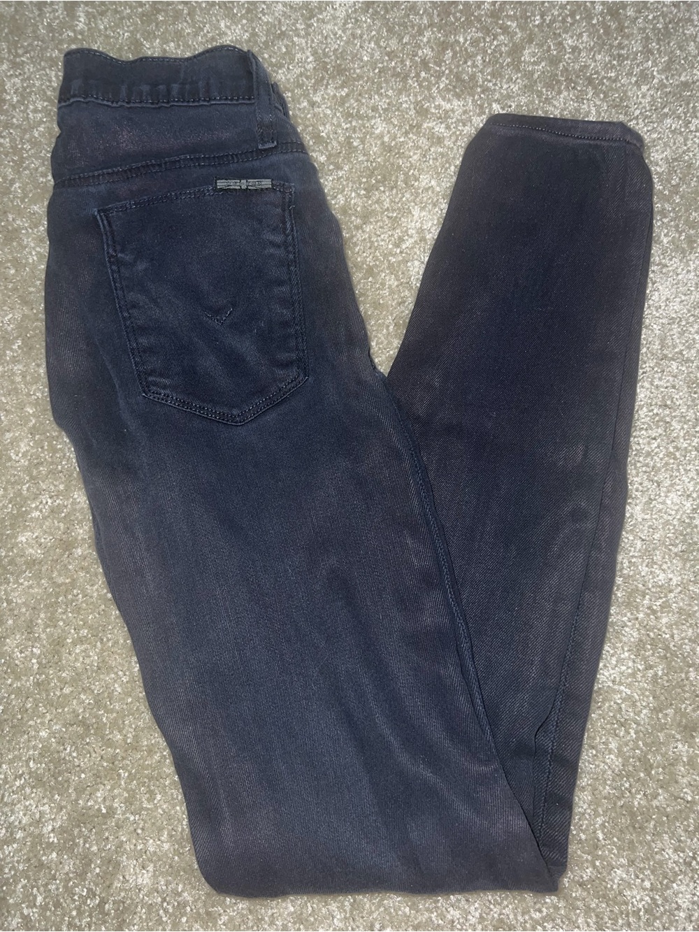Hudson Women’s Dark Plum Skinny Jeans